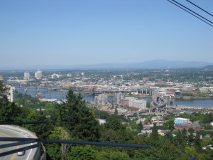 Portland from Medical Center